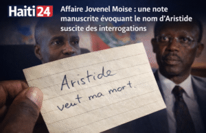 Perselingkuhan Jovenel Moïse: catatan tulisan tangan dengan nama Aristide menimbulkan pertanyaan Berita terbaru dari Haiti: politik, keamanan, ekonomi, budaya.