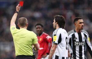 Bintang Newcastle yang terpana, Jacob Ramsey, mendapat kartu merah kontroversial melawan Man Utd | Sepak Bola | olahraga