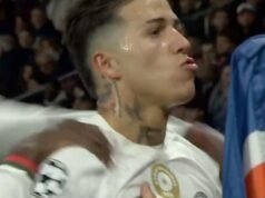 Enzo Fernandez bisa menyesali perbuatannya melawan PSG setelah bintang Chelsea itu tertangkap kamera | Sepak Bola | olahraga