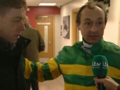 Perselisihan rasisme joki Cheltenham mencapai klimaks dalam adegan kejutan langsung di ITV | Ras | olahraga