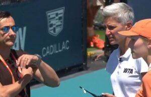 Pertandingan Miami Open ditangguhkan karena wasit membuat pengumuman dan para pemain harus menunggu | Tenis | olahraga