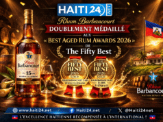 Rhum Barbancourt peraih medali ganda di The Fifty Best’s “Best Aged Rum Awards 2026” Berita terbaru dari Haiti: politik, keamanan, ekonomi, budaya.