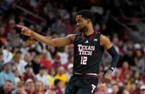 Nomor 16 Texas Tech mengakhiri rekor kemenangan kandang nomor 4 di Iowa State, 82-73