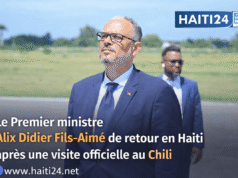 Perdana Menteri Alix Didier Fils-Aimé kembali ke Haiti setelah kunjungan resmi ke Chili. Berita terbaru dari Haiti: politik, keamanan, ekonomi, budaya.