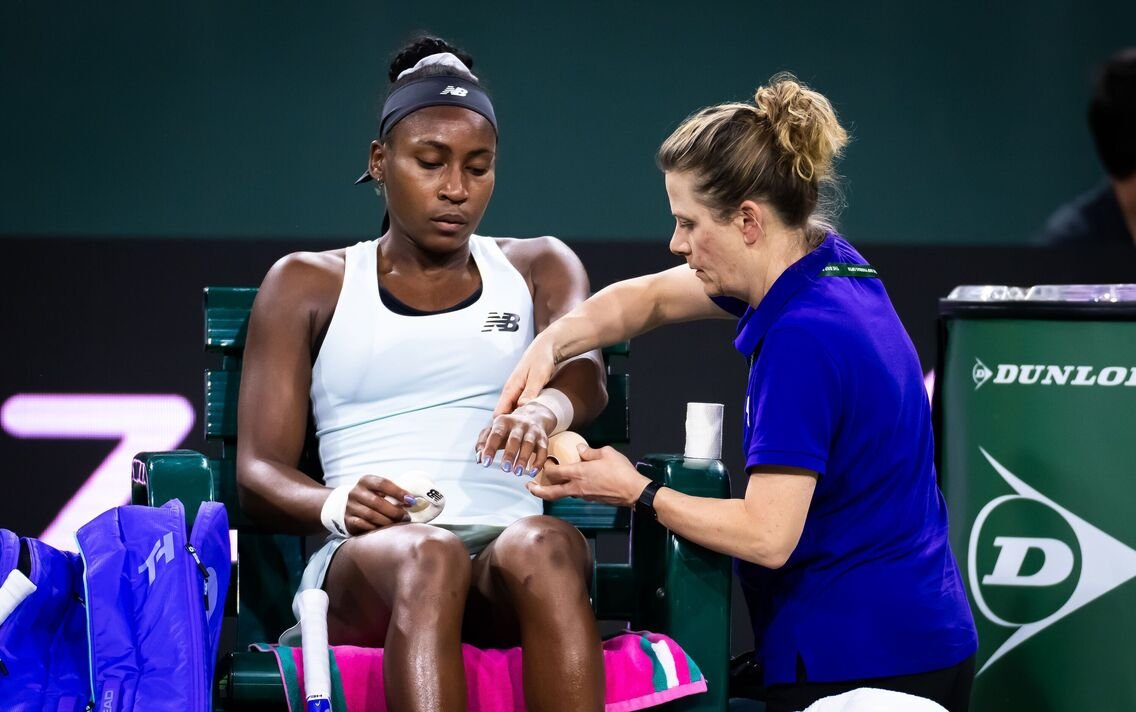 Coco Gauff, Indian Wells, pensiun, BNP Paribas Open 2026 – Hari ke-5 Coco Gauff, Indian Wells, pensiun, BNP Paribas Open 2026 – Hari ke-5