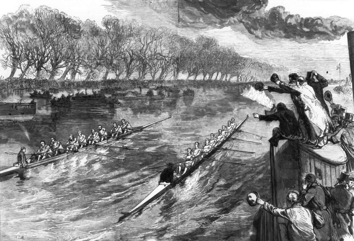 Balapan Perahu Dead Heat 1877 Balapan Perahu Dead Heat 1877