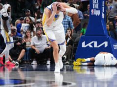 Guard Warriors Moses Moody menderita cedera lutut kiri akhir musim dan akan menjalani operasi minggu ini