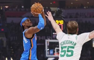 Shai Gilgeous-Alexander mencetak 20 poin dalam pertandingan ke-127 berturut-turut, memecahkan rekor Wilt Chamberlain