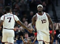 Unggulan ketiga Gonzaga mengalahkan unggulan ke-14 Kennesaw State untuk meraih kemenangan 73-64 di March Madness