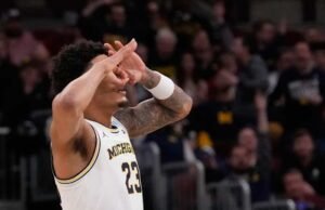 Yaxel Lendeborg berperan sebagai unggulan teratas Michigan mengalahkan Alabama 90-77 di Sweet 16