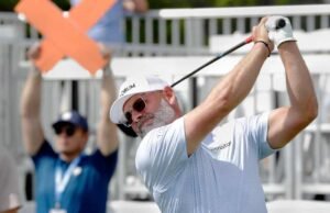 Paul Waring mencoba untuk mendapatkan permainannya di jalurnya dan memimpin Woodland dengan satu pukulan di Houston