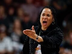 Menurut Staley dari Carolina Selatan, sekolah tersebut berupaya untuk memulangkan tiga mantan pemainnya dari Israel