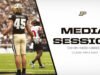 Sesi Media Hari Pro Devin Mockobee | Pembuat Boiler Purdue Football-Purdue