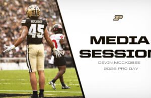 Sesi Media Hari Pro Devin Mockobee | Pembuat Boiler Purdue Football-Purdue