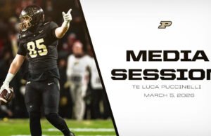 Sesi media Luca Puccinelli | Pembuat Boiler Purdue Football-Purdue