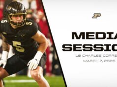 Sesi media Charles Correa | Pembuat Boiler Purdue Football-Purdue