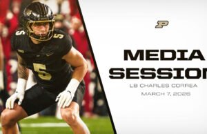 Sesi media Charles Correa | Pembuat Boiler Purdue Football-Purdue