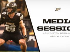 Sesi media Winston Berglund | Pembuat Boiler Purdue Football-Purdue