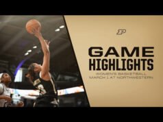 Boiler mengamankan tempat di turnamen Sepuluh Besar dengan kemenangan tandang di Northwestern – Purdue Boilermakers