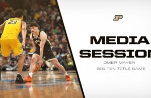 Sesi Media Sepuluh Judul Besar Omer Mayer | Bola Basket Putra Purdue – Pembuat Boiler Purdue