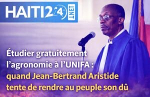 Belajar agronomi gratis di UNIFA: ketika Jean-Bertrand Aristide mencoba memberikan apa yang layak mereka dapatkan kepada masyarakat. Berita terbaru dari Haiti: politik, keamanan, ekonomi, budaya.