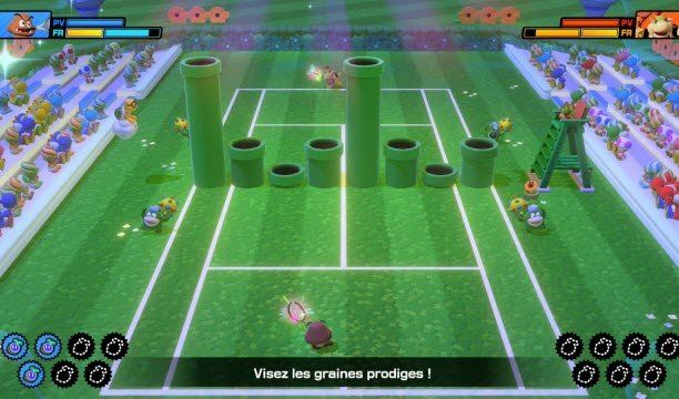 Ada banyak mini-game yang tersedia di Mario Tennis Fever. dr