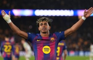 Lamine Yamal mencetak rekor Liga Champions UEFA dengan golnya melawan Newcastle United