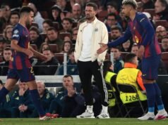 Bek kunci Barcelona diganti saat melawan Newcastle United karena kemungkinan cedera