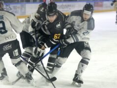 Hoki es. Masuki babak play-off menjelang Étoile Noire de Strasbourg, dikalahkan oleh Caen untuk musim reguler terakhir mereka