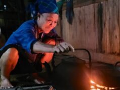 Fegersheim. Sebuah konferensi untuk mengetahui kelompok etnis Haut-Tonkin, di utara Vietnam