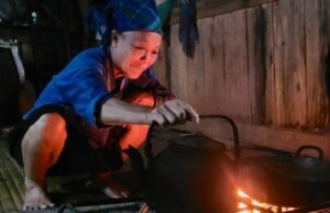 Fegersheim. Sebuah konferensi untuk mengetahui kelompok etnis Haut-Tonkin, di utara Vietnam