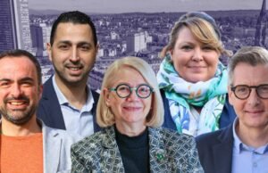 mengikuti perdebatan antara dua putaran antara lima kandidat