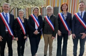 Lingolsheim. Walikota Catherine Graef-Eckert dengan mudah terpilih kembali