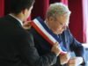 Bischheim. Jean-Louis Hoerlé mengenakan ikat pinggang walikota untuk ketiga kalinya