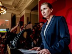 Denmark. Di akhir pemilihan parlemen, Mette Frederiksen menyampaikan pengunduran dirinya kepada raja