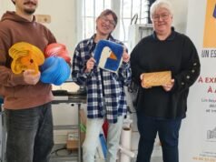 Schiltigheim. FabLab, tempat ketiga, pembuat CabAnne membuka pintunya untuk umum