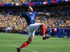 Sepak bola langsung. Désiré Doué melihat ganda, Biru lepas landas melawan Kolombia