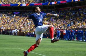 Sepak bola langsung. Désiré Doué melihat ganda, Biru lepas landas melawan Kolombia