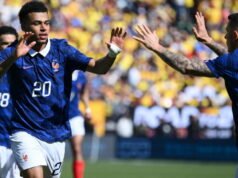 Sepak bola langsung. Didukung oleh dua gol dari Doué, tim Prancis yang diperbarui dengan mudah mendominasi Kolombia