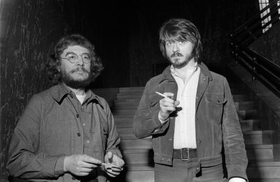Roger Planchon dan Patrice Chéreau pada tahun 1972 / Foto Pinaud / AFP