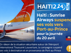 Haiti: Sunrise Airways menangguhkan penerbangannya ke Port-au-Prince pada tanggal 20 April. Berita terbaru dari Haiti: politik, keamanan, ekonomi, budaya.