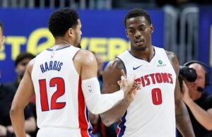Pistons, dipimpin oleh Jalen Duren dengan 31 poin dan 9 rebound, memenangkan gelar divisi pertama mereka dalam 18 tahun