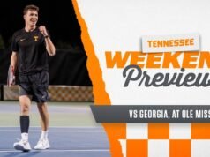 Pusat Tenis Putra: Tennessee vs. #12 Georgia, di #24 Ole Miss