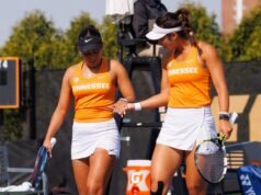 #15 Lady Vols kalah dalam pertandingan tandang terakhir mereka di musim reguler dari #1 Georgia, 4-0