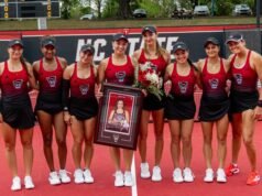 #10 Wolfpack menutup klasemen musim reguler kandang dengan dua kemenangan di Hari Senior