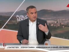 duta besar Israel untuk Perancis menyerukan “tingkat krisis yang sangat sulit untuk ditangani” antara kedua negara