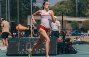 Sadie Engelhardt memecahkan rekor sekolah 800m di Duke Invitational