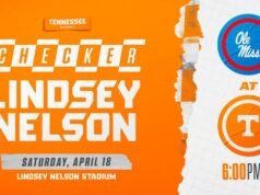 Vols mengumumkan Checker LNS untuk pertandingan hari Sabtu melawan Ole Miss