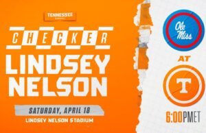 Vols mengumumkan Checker LNS untuk pertandingan hari Sabtu melawan Ole Miss
