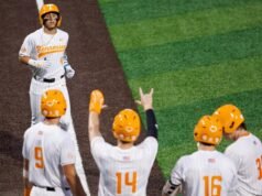 Grand slam Marin dan enam RBI Power Vols memicu kemenangan atas UNC Asheville